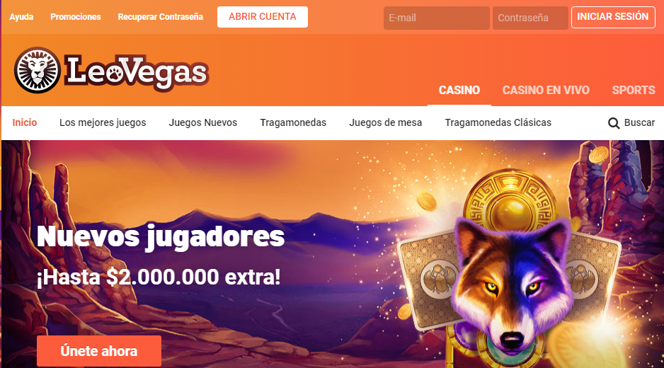 Juega en LeoVegas Casino Chile
